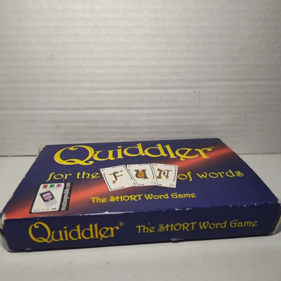 Quiddler Card Game; For The Fun Of Words The Short Word Game 100% COMPLETE - Picture 2 of 7